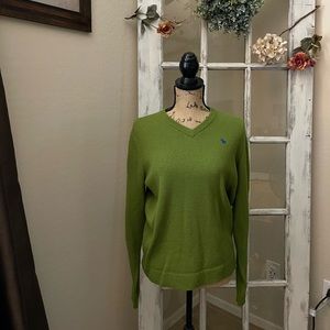 Vintage Abercrombie Muscle V Neck Sweater